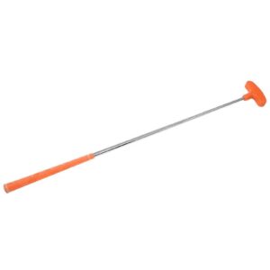 Naroote Wosune Golf Putter, Two-Way Putter Golf Putter for Kids Quality Stainless Steel for Outdoor Sports for Golf Accessories for Golf Game for Relaxation Exercise(Orange)