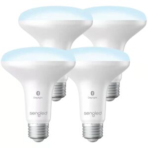 Sengled Alexa Light Bulb, BR30, S1 Auto Pairing with Alexa Devices, Smart Flood Light Bulb That Work with Alexa, Daylight 5000K, E26, Led Lights, 65W Equivalent Recessed, No Hub Required, 4-Pack