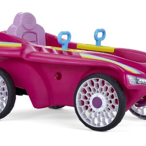 Little Tikes Jett Car Racer Pink, Ride On Car with Adjustable Seat Back, Dual Handle Rear Wheel Steering, Racing Control, Kid Powered Fun, Great Gift for Kids, Toys for Girls Boys Ages 3-10 Years