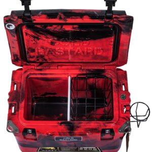 COLD BASTARD COOLERS 20QT Cold Bastard Rugged+ CAMO Red Premium Ice Chest Cooler Accessories Free S&H(CB20-CR)