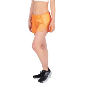 New Balance Women's Impact Run 3 Inch Short, Vibrant Orange, Small