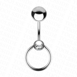 toolsside vertical hood piercing jewelry for women with a unique design - belly button ring, vch jewelry hood, stainless steel belly button rings, vch piercing jewelry 14g, belly button piercing