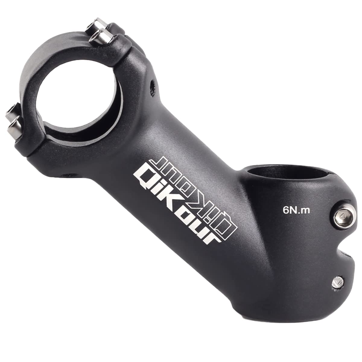 Azarxis Bike Stem 31.8mm 45 Degree 90mm Lightweight Bicycle Short Handlebar Stem Riser Suitable for BMX MTB Road Bike Mountain Bike (31.8 x 90mm)