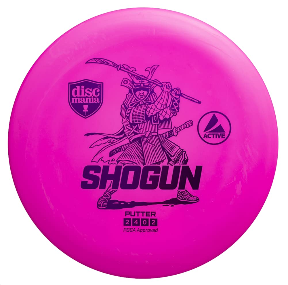 Discmania Active Base Shogun Disc Golf Putter 165-170g (Colors May Vary)