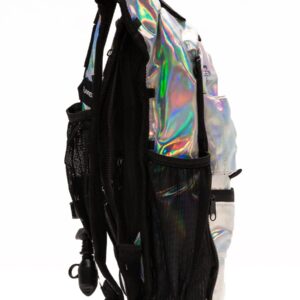 RaveRunner® Anti-Theft Hydration Backpack | Rave Hydration Pack, Festival Water Bag, Hydropack Rave, Hydration Pack EDC (Holographic)