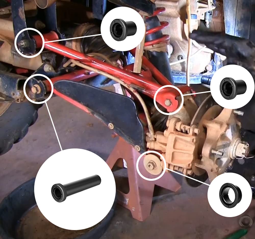 Rear Suspension Bushing Kit Replacment for Polaris Sportsman 335 400 450 500 570 800, Replaces A-Arm Long Bushing 5436973 A-Arm Short Bushing 5438902 Lower Control Bushing 5439270