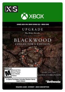 the elder scrolls online: blackwood upgrade collector’s - xbox [digital code]