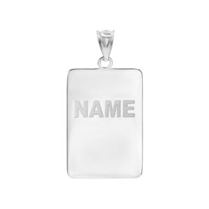 Good Luck Charm Personalized Name Sterling Silver Poker Card Ace Of Spades Hip Hop Pendant