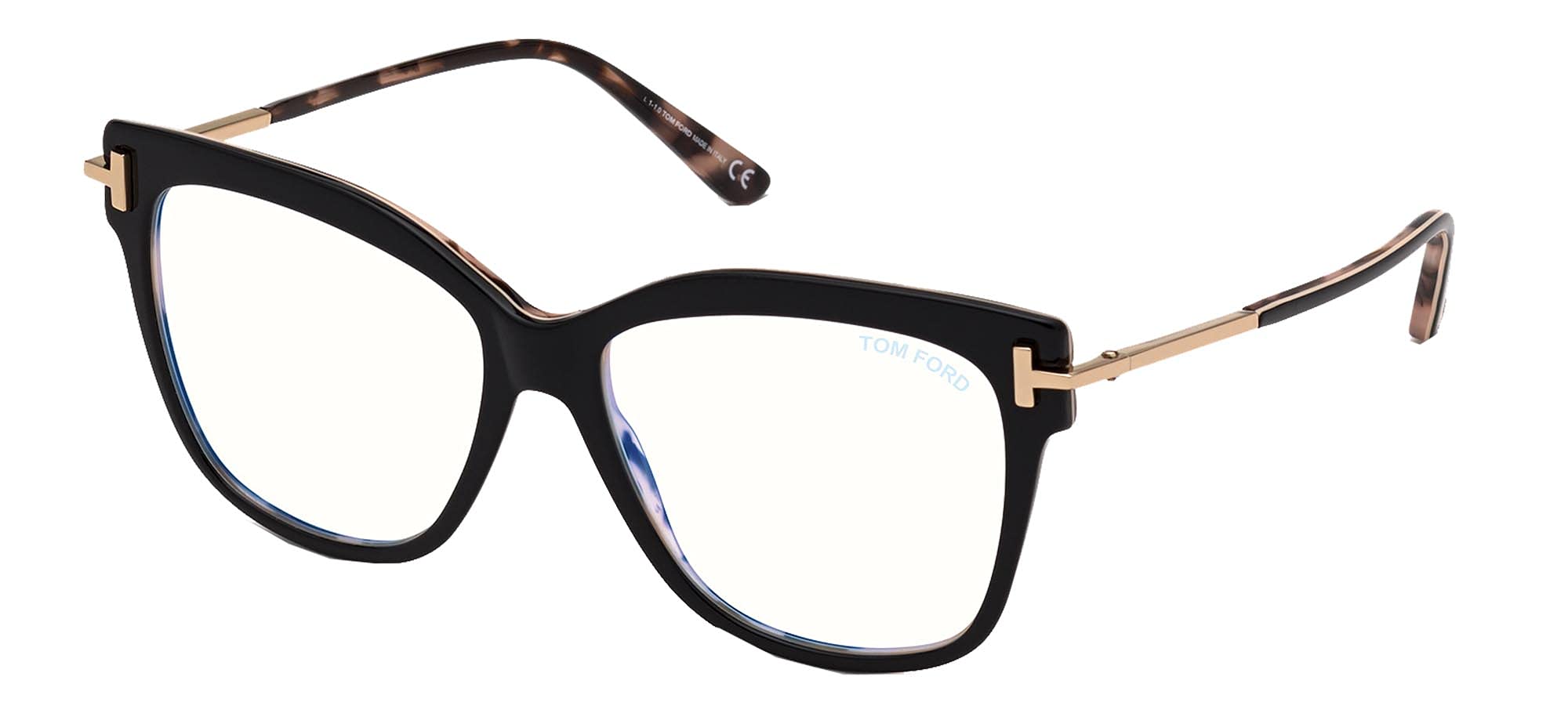 Tom Ford FT 5704-B BLUE BLOCK Black Havana/Blue Filter 54/15/140 women Eyewear Frame