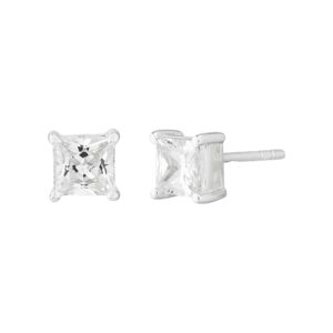 Silpada 'Shine Bright' Cubic Zirconia Stud Earrings in Sterling Silver