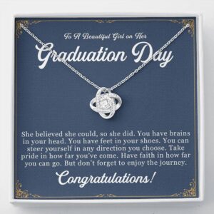 Model Gurus Graduation Gift Necklace 2024, Graduation Gift for Her, College Graduation Gift for Her, High School, Senior Graduation, Class of 2024, College Graduation goal for her 2024