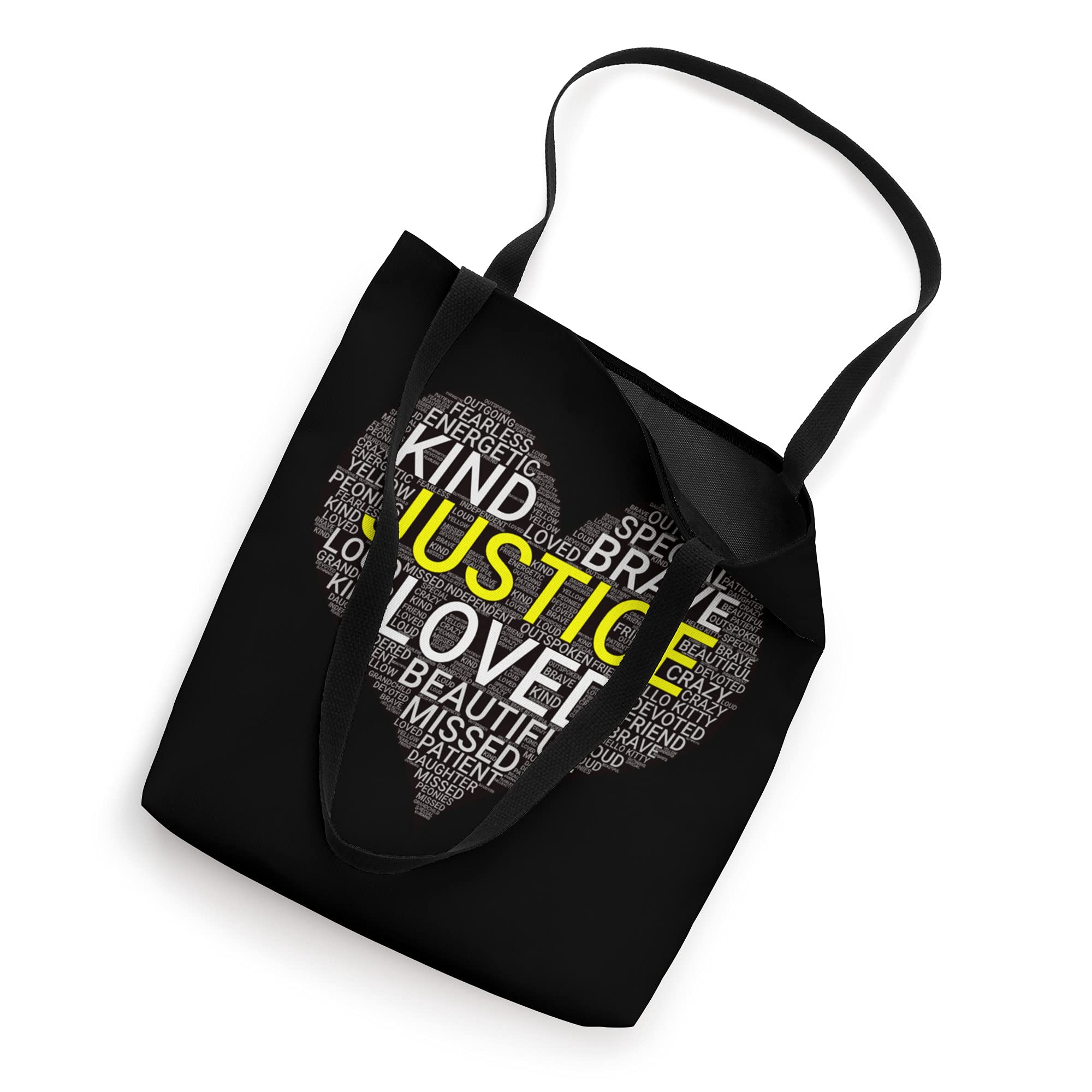 Justice Vosters Heart Memorial: #JusticeForJustice Tote Bag