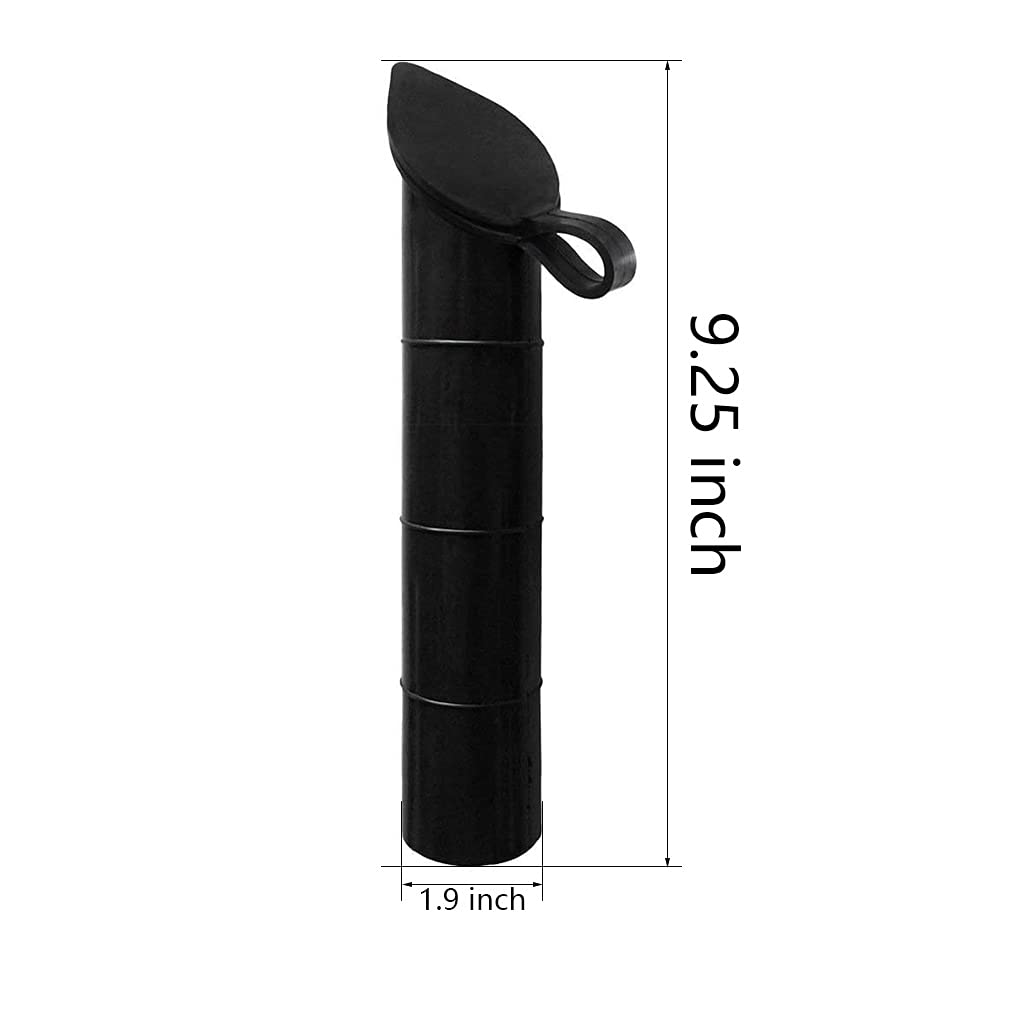 HZFLY Rubber Rod Holder, Rubber Holder Inner Sleeve, Fishing Pole Holder Inner Sleeve with Oblique Cover 30 Degrees Oblique, Fishing Boat Accessories