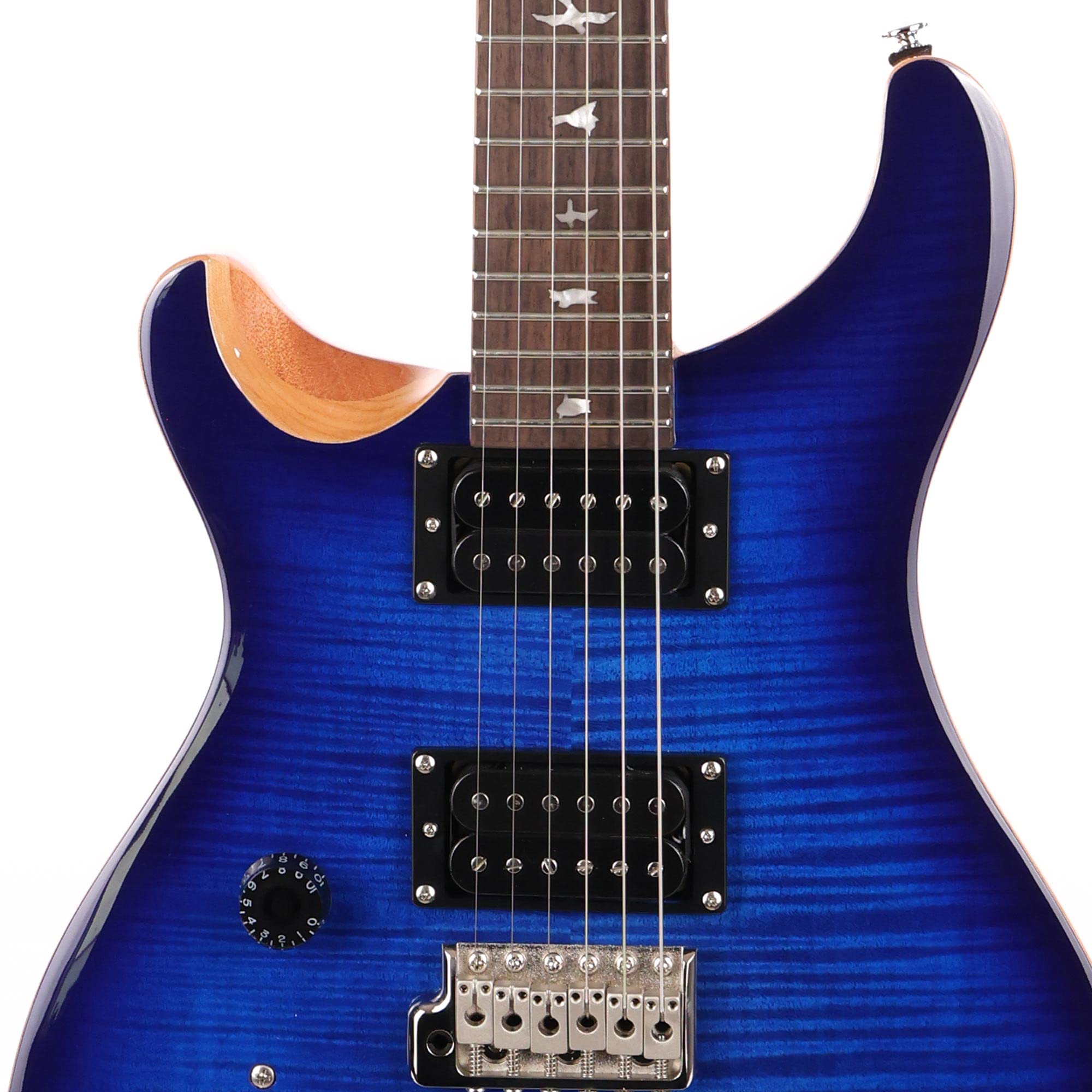 PRS SE Custom 24 Left-handed Electric Guitar - Faded Blue Burst