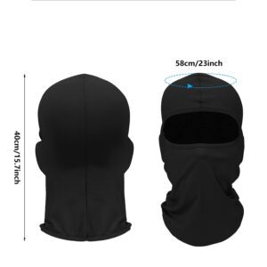 9 Pieces ski mask for Men Full face mask shiesty mask Balaclava pasamontañas Hombre for Outdoor Use Black