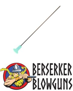 berserker blowguns 100 - .40 cal glow in the dark 5" pro length target blowgun darts from