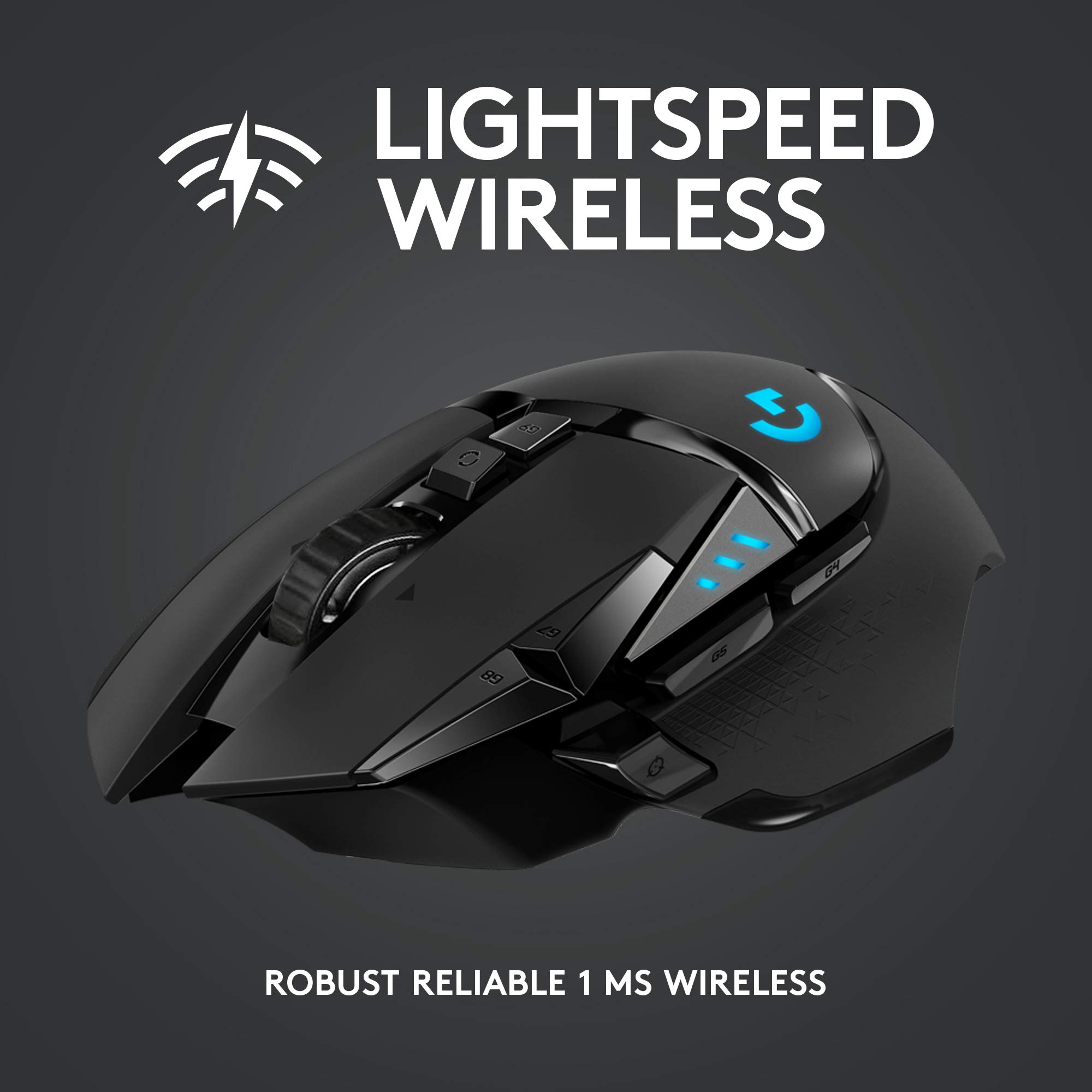 Logitech G915 Lightspeed RGB Mechanical Gaming Keyboard and Logitech G502 Lightspeed Wireless Gaming Mouse Bundle