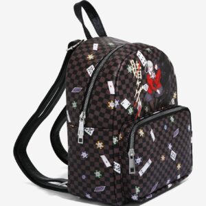 Hot Topic Kakegurui Yumeko & Kirari Checkered Mini Backpack