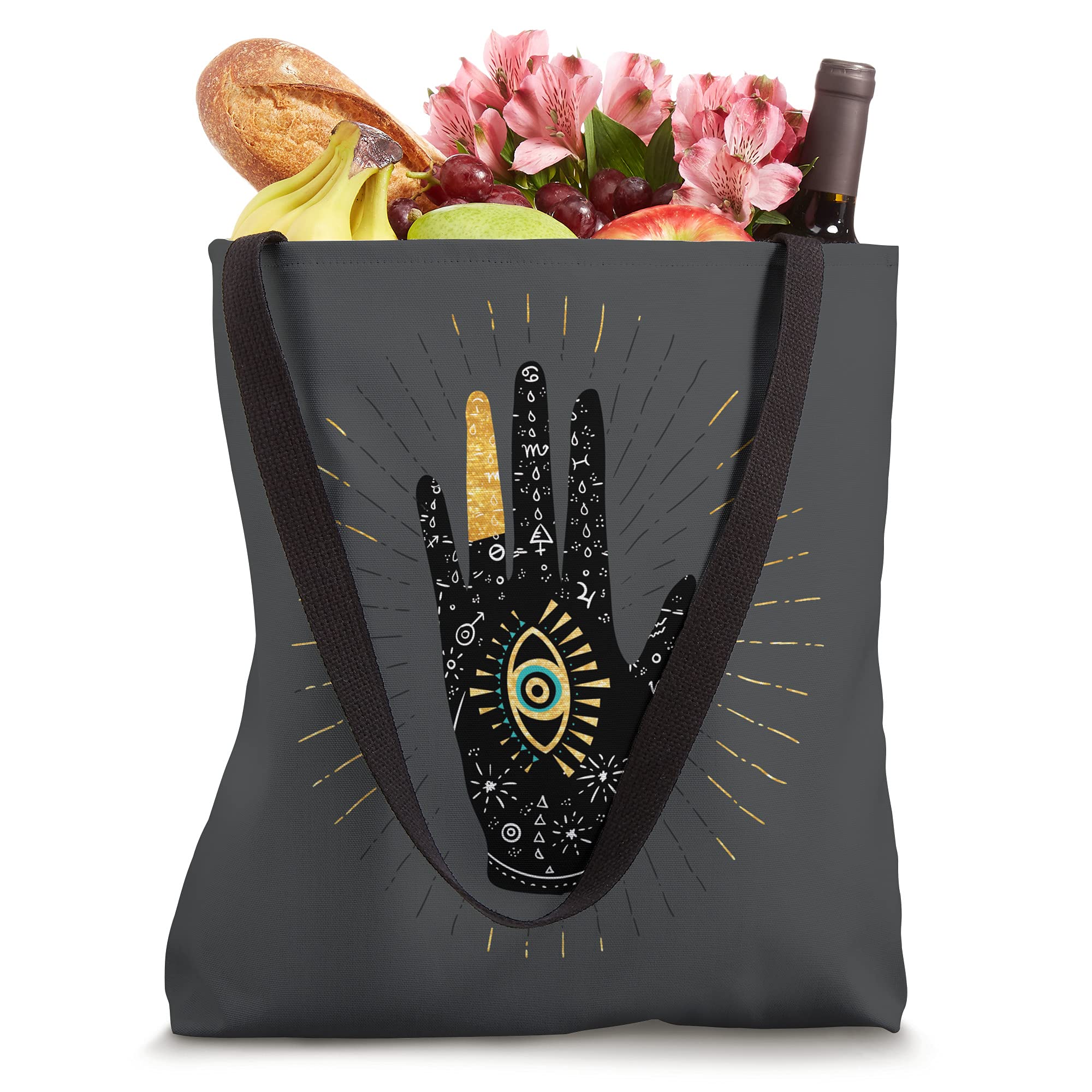 Evil Eye Hamsa Hand - Curse Protection Art Print Tote Bag