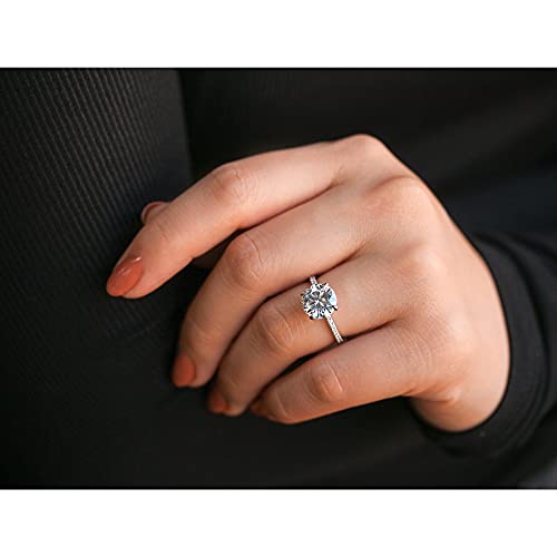 Kobelli Moissanite Wrap Basket Engagement Ring - white-gold / 5.0 / Forever One D-E-F