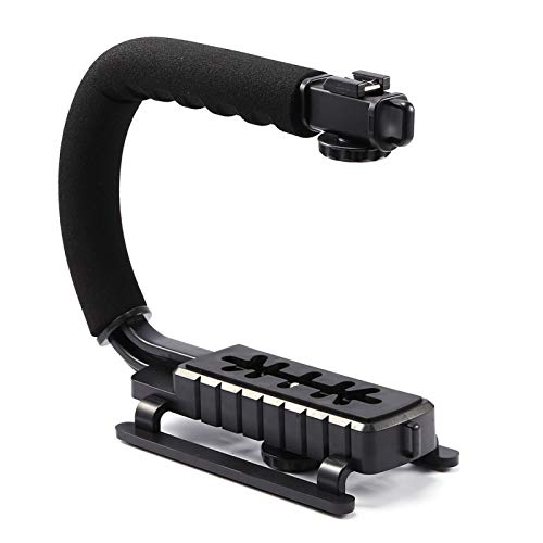 Okuyonic High Versatility High Stability Grip Handle Stabilizer Handle Video Stabilizer Mount,for Action Shots