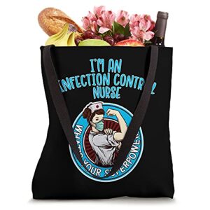 Infection Control Nurse Shirt For Women Nursing Apparel Tote Bag