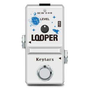 Keytars Looper Guitar Pedal 10 Minutes Recording Time Looper Pedals Mini Size with USB Cable (KTS-LN332)