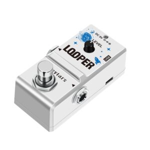 Keytars Looper Guitar Pedal 10 Minutes Recording Time Looper Pedals Mini Size with USB Cable (KTS-LN332)