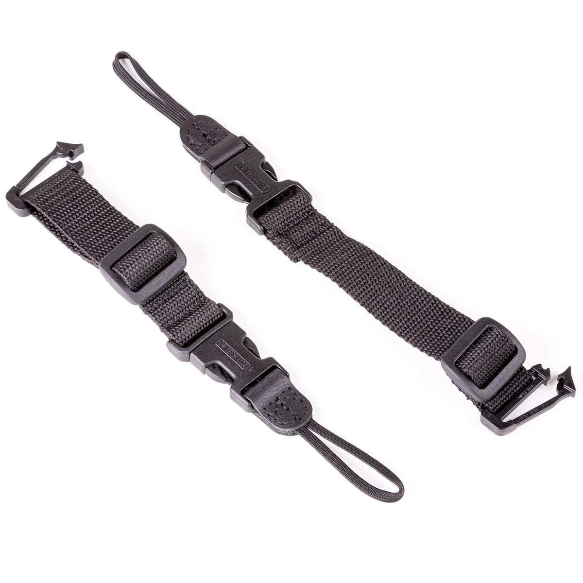 OP/TECH USA Super Classic Strap - UNI Loop - Padded Neoprene Neck Strap with Control-Stretch System and Quick Disconnects (Black) & 1301652 Reporter/Backpack - System Connectors, black