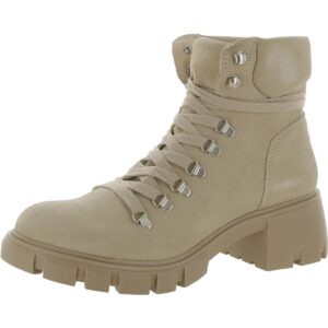 Steve Madden Women's Hint Hiking Boot, Sand Suede, 7.5