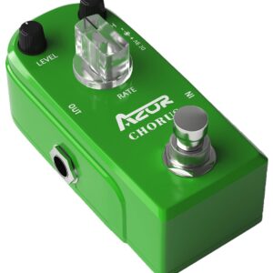 AZOR Chorus Guitar Effect Pedal with Reverb Guitar Effect Pedal Plate Reverb Hall and Church,Space Guitar Effect