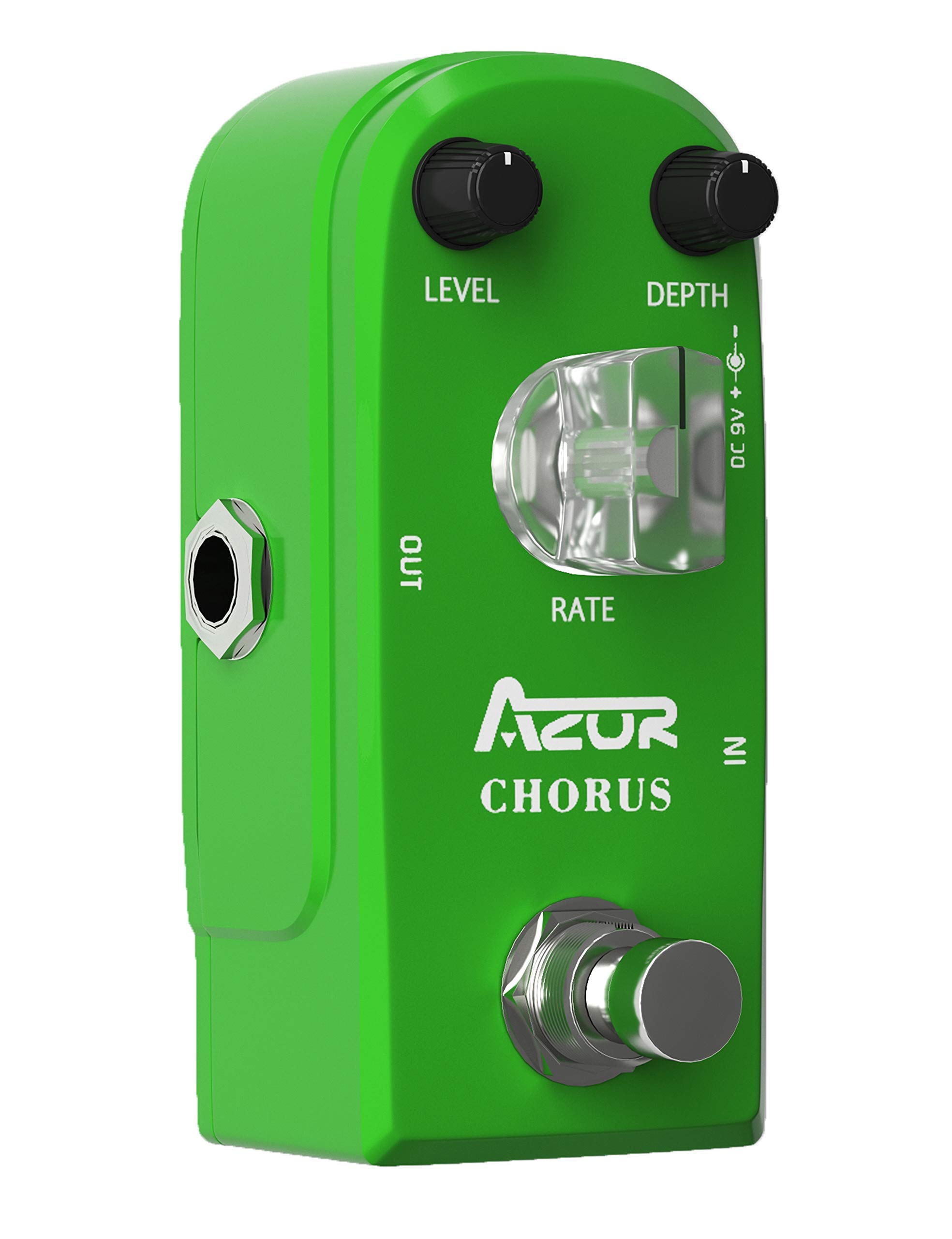 AZOR Chorus Guitar Effect Pedal with Reverb Guitar Effect Pedal Plate Reverb Hall and Church,Space Guitar Effect