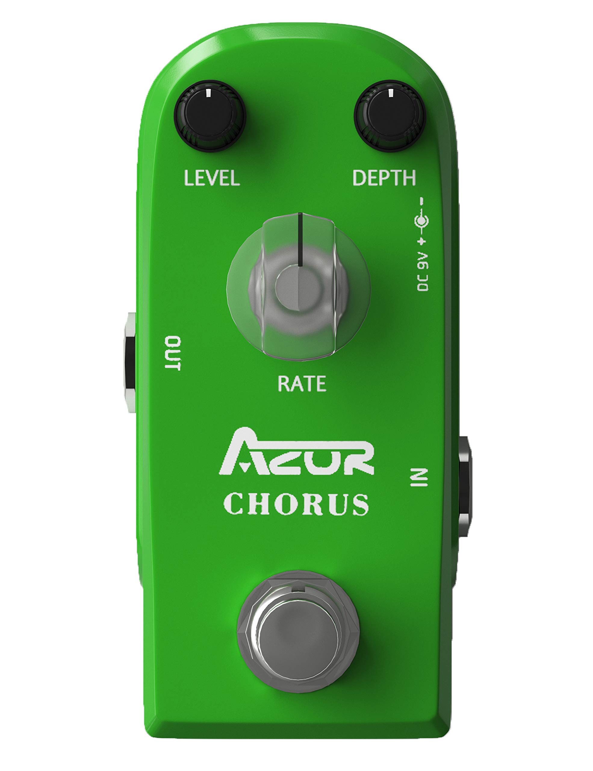 AZOR Chorus Guitar Effect Pedal with Reverb Guitar Effect Pedal Plate Reverb Hall and Church,Space Guitar Effect