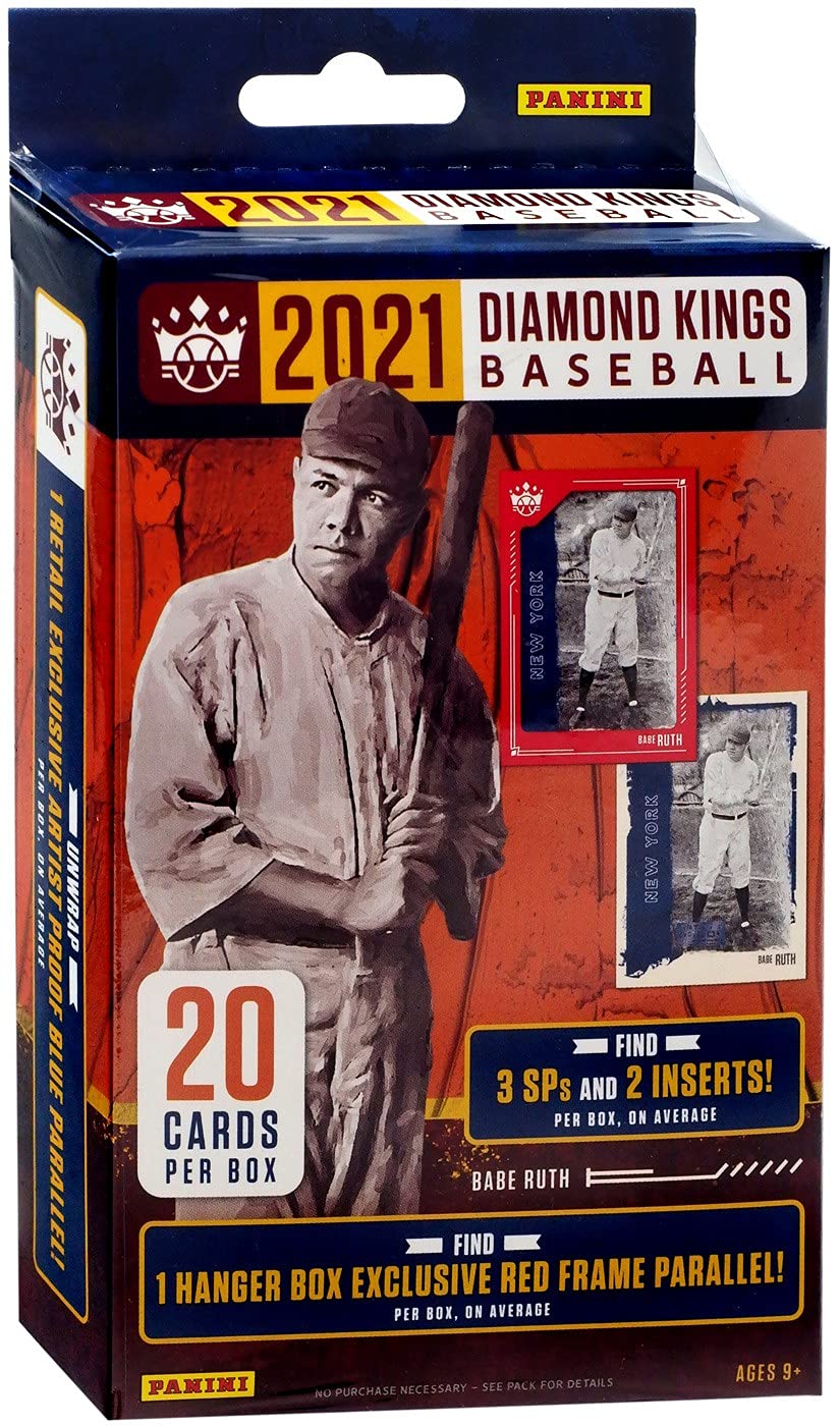 2021 Diamond Kings Baseball Hanger Box Factory Sealed 20 Cards Per Box