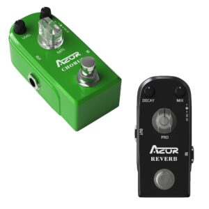 azor chorus guitar effect pedal with reverb guitar effect pedal plate reverb hall and church,space guitar effect