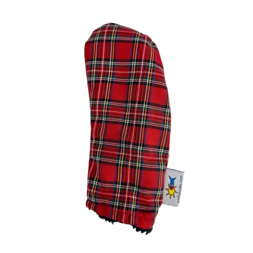 Sunfish Tartan Golf Headcover Set Red Plaid - Driver, Fairway, Hybrid