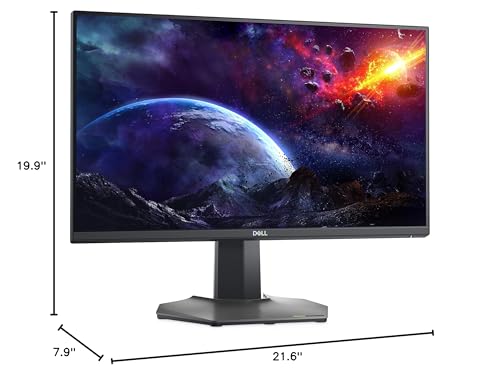 Dell 240Hz Gaming Monitor 24.5 Inch Full HD Monitor with IPS Technology, Antiglare Screen, Dark Metallic Grey - S2522HG