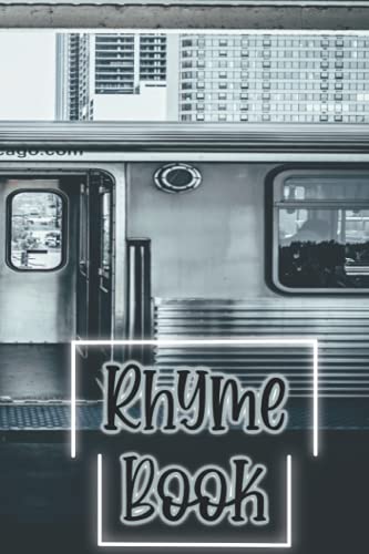 Rhyme Book: A lyricists notebook for Rap Hip Hop inspired lyrics, MC's, Song structure, Hooks & Verses. Song inspiration and quotes