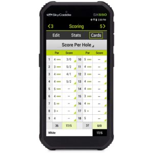 SkyCaddie SX550 Tour Book, Black