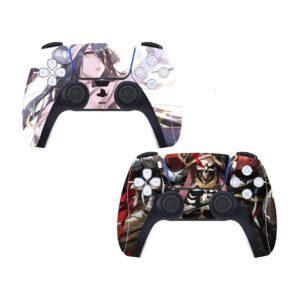 ebty-dreams inc. - set of 2 overlord momonga (ainz ooal gown), albedo vinyl skin sticker decal protector for playstation 5 (ps5) controllers