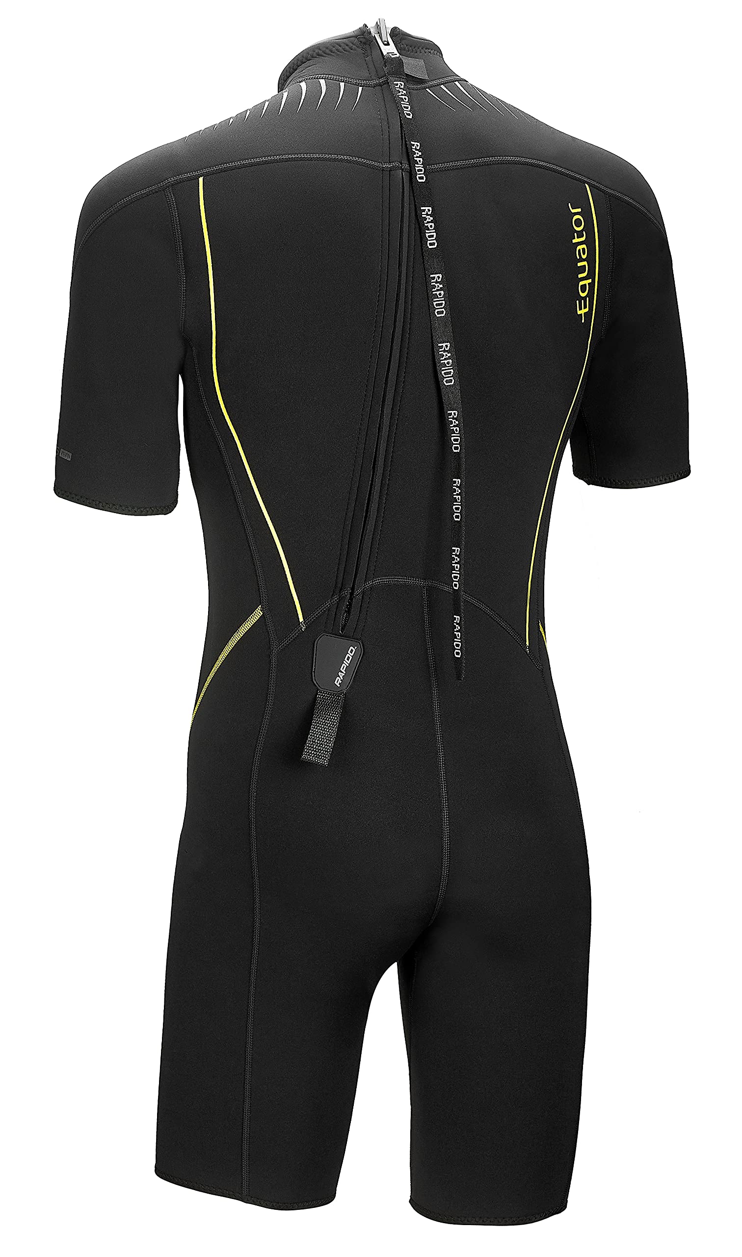 Rapido Boutique Collection Men's Equator Superior Flex Stretch Neoprene Wetsuit Shorty Scuba Snorkeling Surf Suit