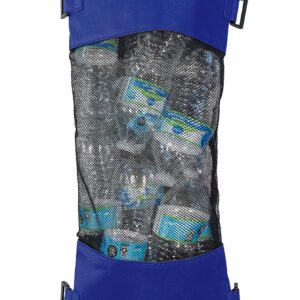 Deluxe Recycles Portable Mesh Trash Bag for Boat - Washable Leakproof Outdoor Garbage Bags for Boat, Kayak or Camper – Lightweight & Large Capacity Bin Bag (Blue)