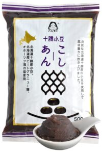 red bean paste, adzuki beans, japanese mochi rice cake anko, strained koshian -vegan & gluten-free 17.6oz(500g)【chaganju】