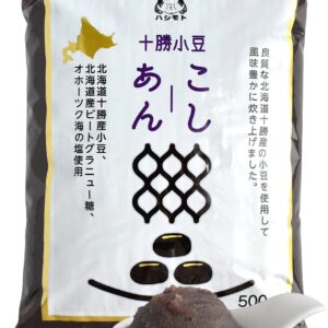 Red Bean Paste, Adzuki Beans, Japanese Mochi Rice Cake Anko, Strained KOSHIAN -VEGAN & GLUTEN-FREE 17.6OZ(500g)【CHAGANJU】