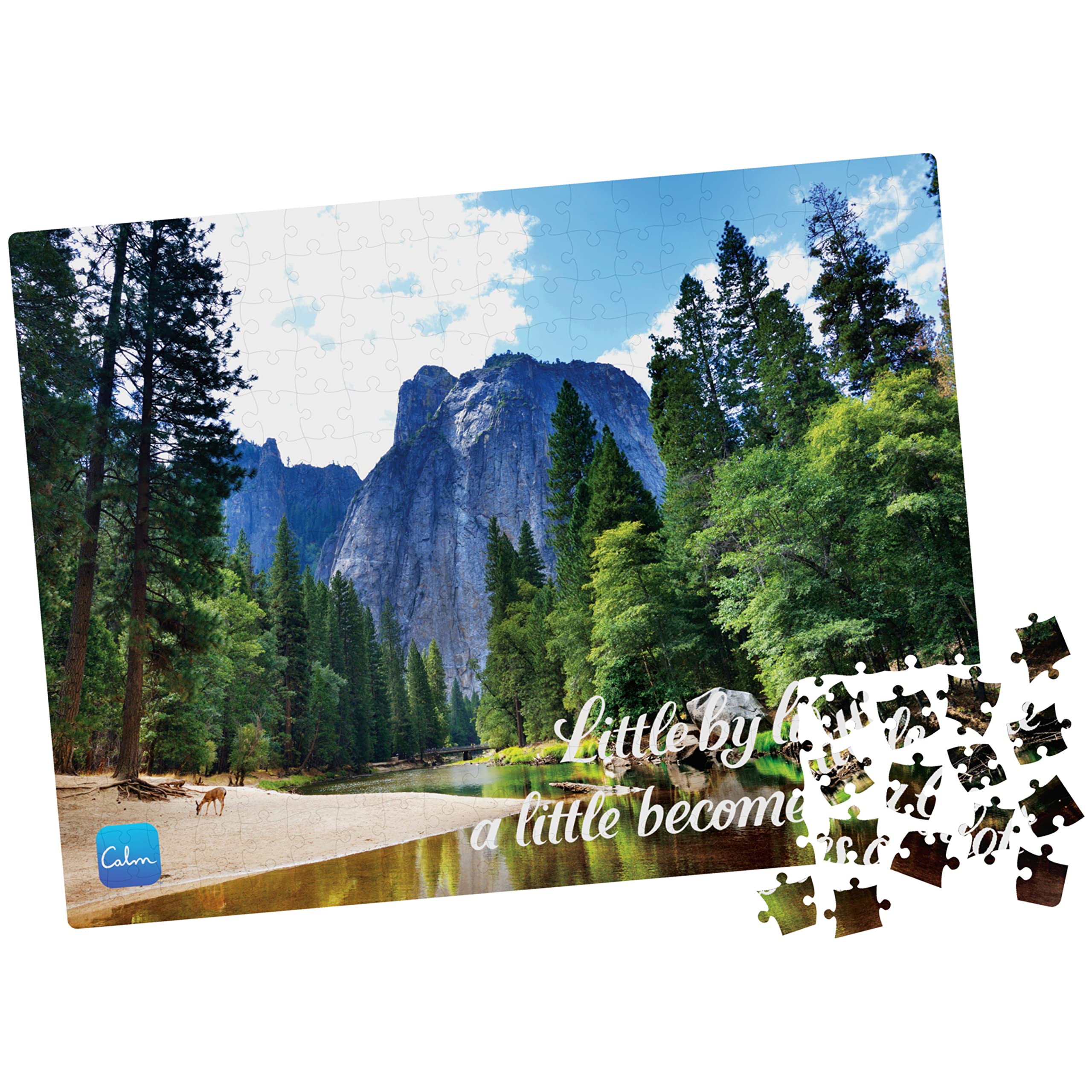 Spin Master 300-Piece Calm Jigsaw Puzzle for Relaxation, Stress Relief