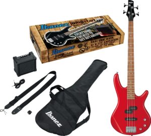 ibanez jumpstart ijsr190n bass pack - red