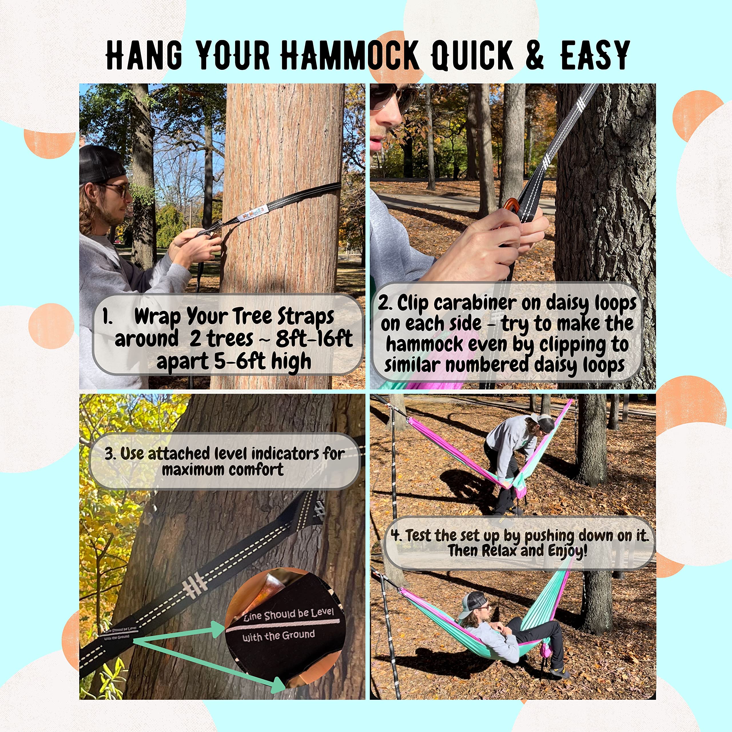 Mr. Mocks Camping Hammocks | Single Double and Bunk Bed Backpacking Hammock | Featherlite Outdoorsman Survival | hammok hamick hamock | (Wild Turkey, Single)