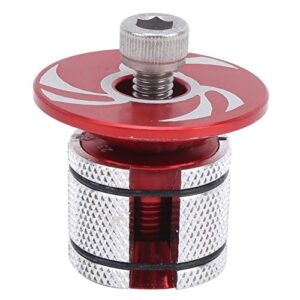 Pinsofy Bicycle Headset Screw, 2 Colors Aluminium Alloy Bicycle Expansion Screw, for Mountain Bike Bike(red)