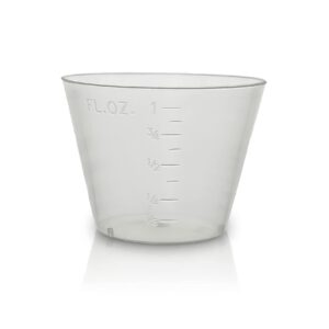 Eight30east - 200ct, 1oz, Flexible Graduated Measuring Medicine Cups, Non-Sterile, Semi-Clear, Easy Read