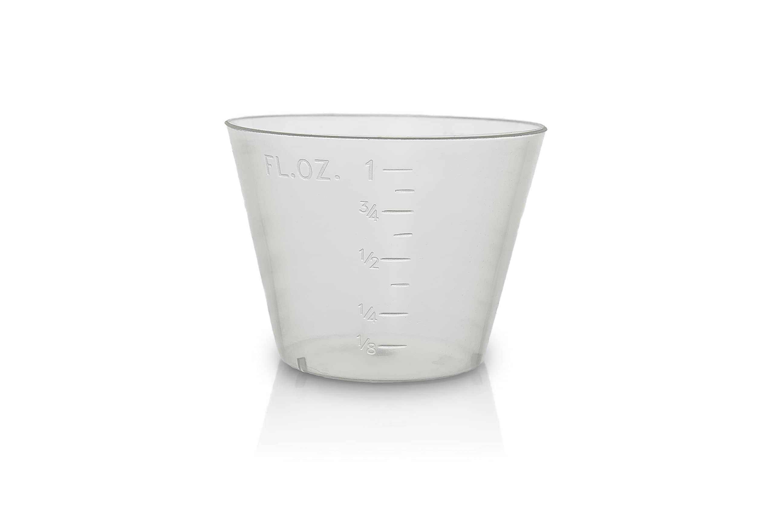 Eight30east - 200ct, 1oz, Flexible Graduated Measuring Medicine Cups, Non-Sterile, Semi-Clear, Easy Read